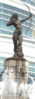 Goddess Diana Fountain in Mexico City
