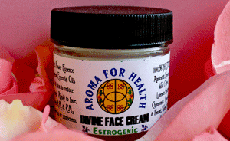 organic and naturally estrogenic face cream at aromaforhealth.com