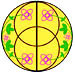 aromaforhealth.com logo international peace symbol with botanicals